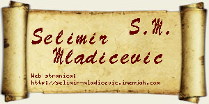 Selimir Mladićević vizit kartica